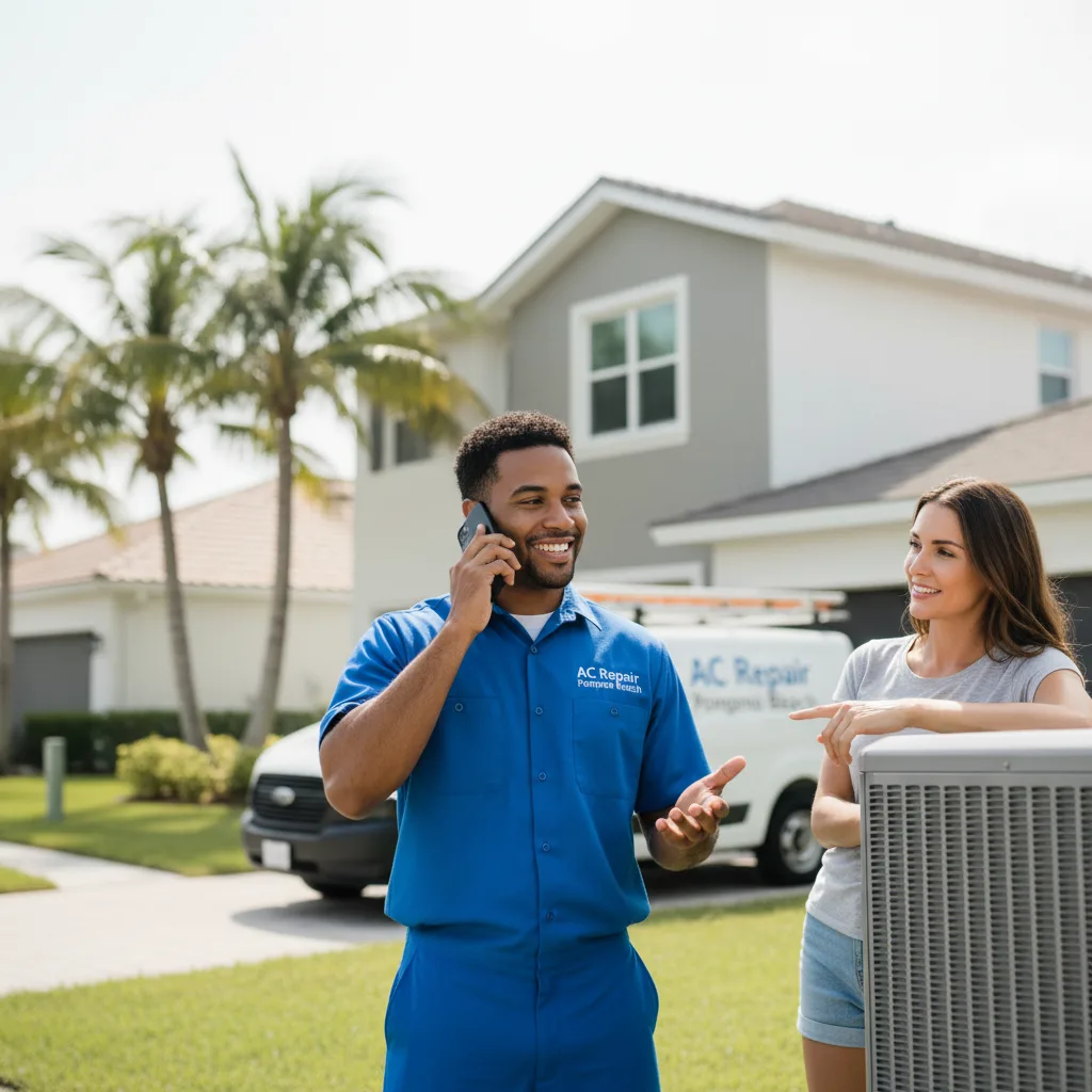AC Repair Pompano Beach customer support in Encino